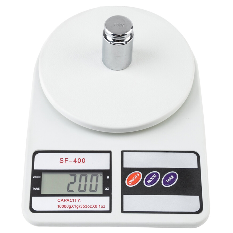 Sf-400 10Kg/1G Kitchen Lcd Digital Scale, White 110691873200