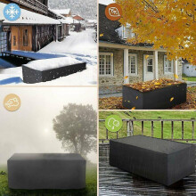 Garden Furniture Cover 180x120x74cm, Furniture Protection Cover, Waterproof Outdoor Furniture Covers, Dustproof Cover for Garden Table and Chair