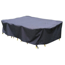 300cm Garden Furniture Cover, Rectangular Garden Furniture Cover, Waterproof Cover for Table Chair Sofas, Outdoor Garden Furniture Cover, 300x142x67c