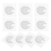 12St Tpu Reparatiepatch Voor Buitenproducten Waterdicht Wit