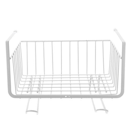 1Bathroom Under Cabinet Rack Wit Ijzeren Organiser