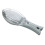 Curatator Fish Scaler, Plastic, Gray/Transparent, Efficient Descaling Tool for Kitchen 1