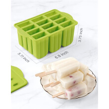 Silicone Popsicle Molds 12 Pack BPA-Free Ice Pop Maker Easy Release 其他SEO版本