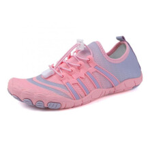 Women's Outdoor Couple Shoes Diving Beach Shoes Cycling Hiking Shoes Men's Water Shoes Size 42 EU Roze