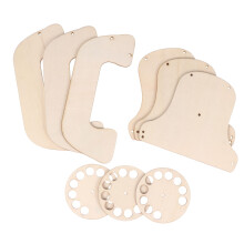 3Sets Beige Knutsel Chips Voor Creatief Dagebruik