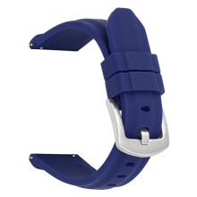 (Blue, 22MM) 20-26MM Quick Fit Silicone Straps for Garmin, Seiko, Huawei, Samsung Watches