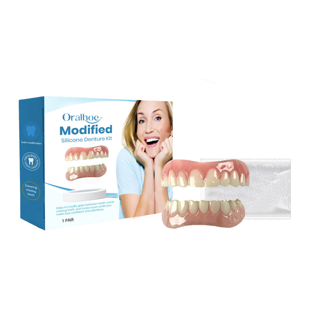(1PAIR) ORALHOE Teeth Modifying Dentures Teeth Modifying Dentures Teeth Modifying Dentures