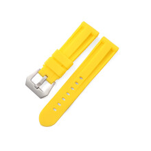 (Yellow, 22mm) Interchangeable Silicone Straps Compatible for Panerai Watches