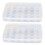 2St Ei Organizer Plastic Met Voor Thuis Koelkast Gebruik 1
