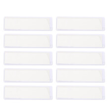10St Witte Magnetische Labelkaart Hoesjes Stevig En Waterbestendig