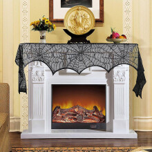 Rechteckige Polyester Tischdecke Spitze Halloween