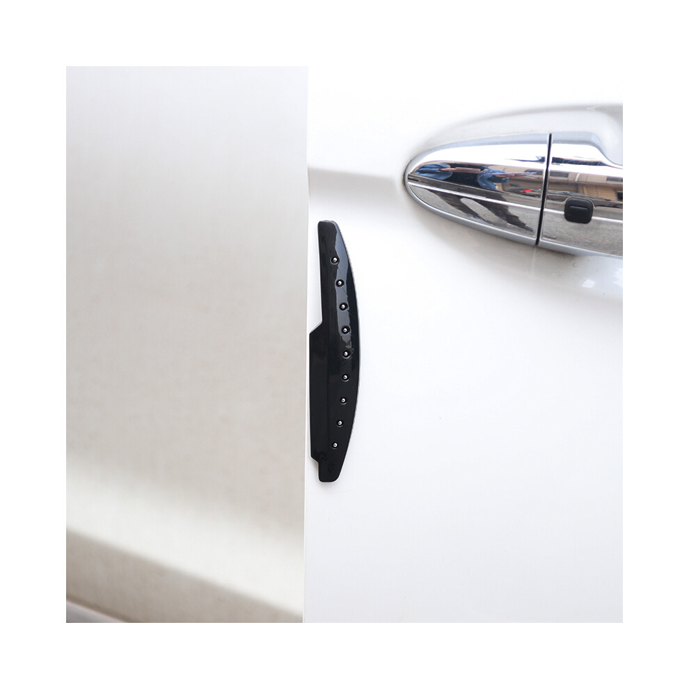 (White) 4Pcs Car Door Edge Guard Bumper Strip Scratch Protector Anti-Collision Trim White 413590177678