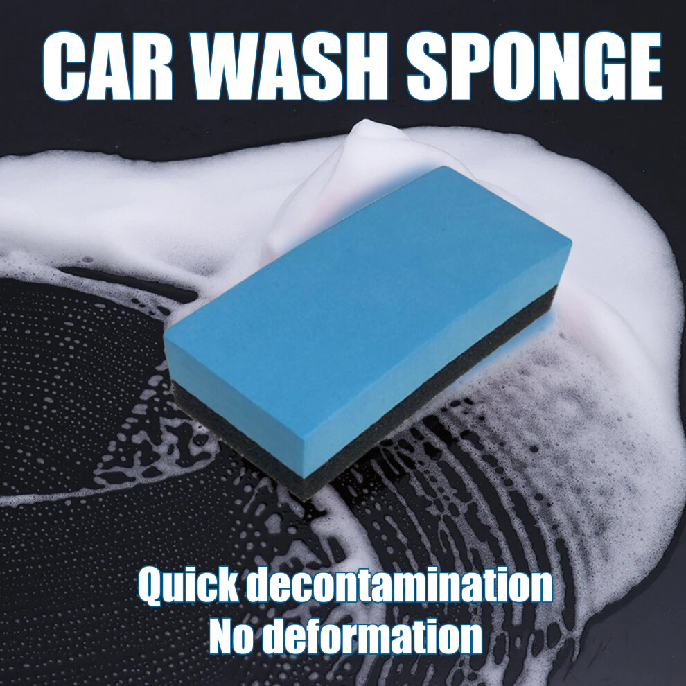 (Blue) 10Pcs Foam Sponge Applicator Pads Car Buffing Polish Wax Car Cleaning Tools Blue 413590184249