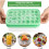 Silicone Ice Cube Tray with Lid and Bin Easy Release Ice Maker Mold 6