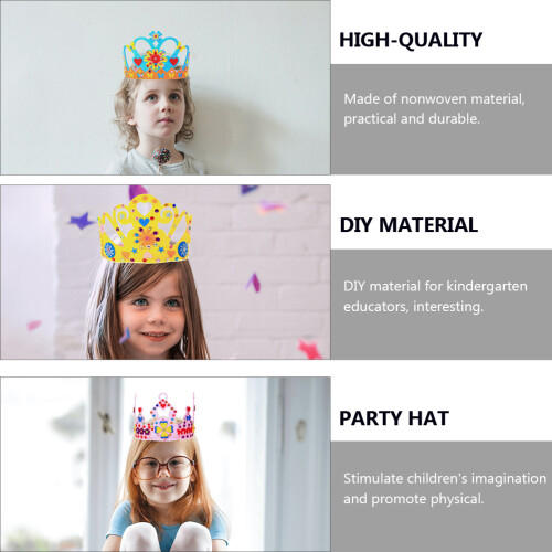 6 Sets Handgemaakte Kroon Knutselkitten Voor Kinderen 2