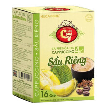 (Durian cappuccino 272g**1 box) Instant Weasel Coffee 4-in-1 Vietnamese Imported 272g Box Classic Flavor