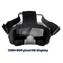 5.8G FPV Goggles 7-Inch Display Receiver 1280x800 40CH -Compatible FPV Video Goggles for FPV Drones EU Plug