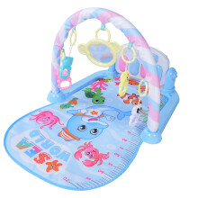 Spielmatte mit Pedalspielzeug Baby Blau