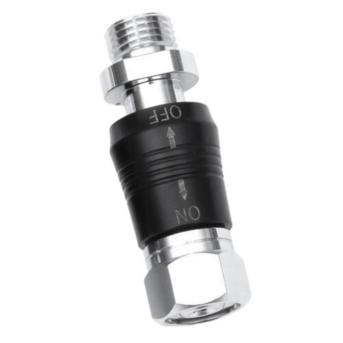 Scuba Diving Regulator Adaptor 9/16 Thread Connector with  Off  BCD Valve Medium Pressure Replacement,Style C