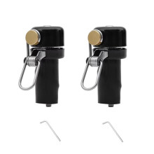 2PCS Bicycle Bell for Highway Bent Handlebars, Loud Warning Horn for Safe Riding, Riding Cycling Bike Accessories