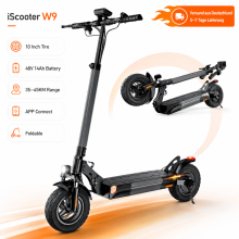 W9 Electric Scooter – 48V 14Ah Battery | 1000W Motor | 45 km/h | Dual Braking System | 10" All-Terrain Tyres
