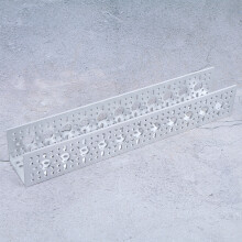 48x48mm U-Kanal 11 Loch Aluminium