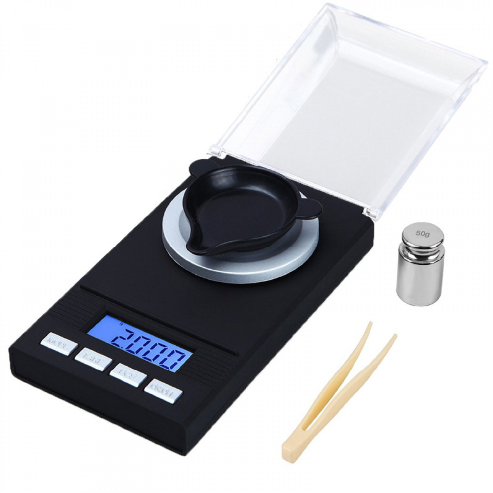 50G/0.001G Milligram Scale,Milligram Precision Scale,Mg, Pocket Scale,Laboratory Scale With Lcd Dis 9361221512231