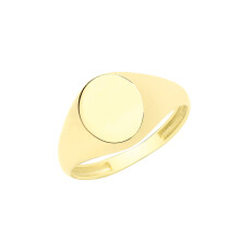 (Q) 9ct Carat Yellow Gold Men/Ladies Signet & Sovereign Ring