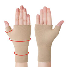 (Black, XL) Wrist & Thumb Support Sports Pressure Gloves - 1 Pair Outdoor Protection