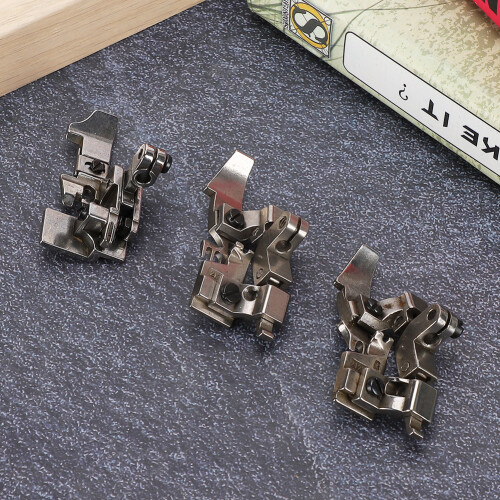 Overlock Zubehör 5-Draht Stahl Nähfuß schmal 1