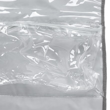 Transparente Garnaufbewahrung hängend