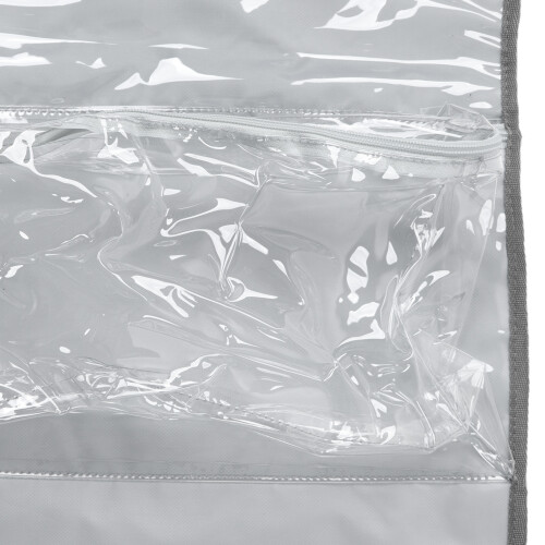 Transparente Garnaufbewahrung hängend