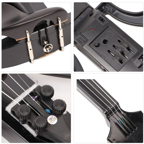 4/4 Silent-Geige, eingebauter Pickup,