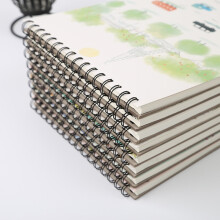 (#02) Soft Cover Spiral Sketching Notebook Graffiti Sketchbook Notepad Diary Stationery