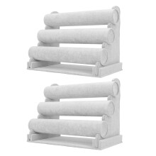 Haargummi-Organizer Samt 2er-Pack
