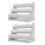 Haargummi-Organizer Samt 2er-Pack 1