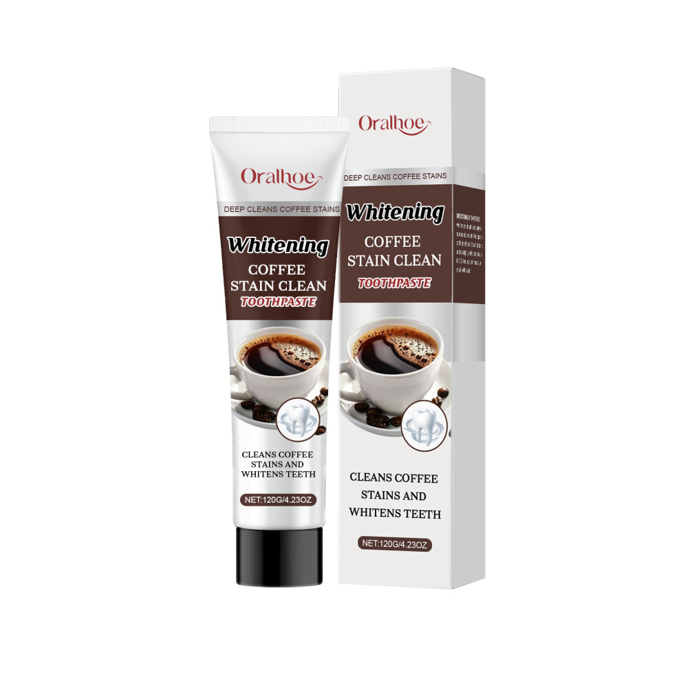 (120g) ORALHOE Cleaning Toothpaste Daily Care for Oral Teeth Gentle Cleansing of Teeth Stains, Tartar and Odors, Cares for Oral Hygiene