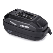 WILD GD700 Vattentät Mountain Bike Tail Bag - EVA Hard Shell Sadelväska för Road Bike & Cykelutrustning Svart