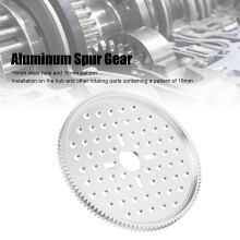 Stirnrad 108 Zähne Mod 0.8 Alu 14mm