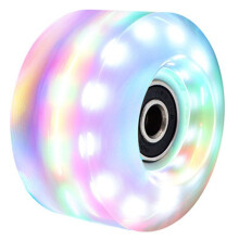 1 Pcs Roller Skate Wheels 58mm X 32mm Luminous Quad Roller Skateboard Roller Skates Light Wheels Colorful