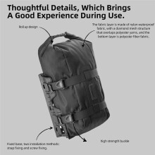 Rhinowalk BikeFront Fork Bag Quick Release Waterproof para Mtb Road Gravel Bike Bikepacking Ciclismo Bolsa de Armazenamento Suporta Até 15Kg,B