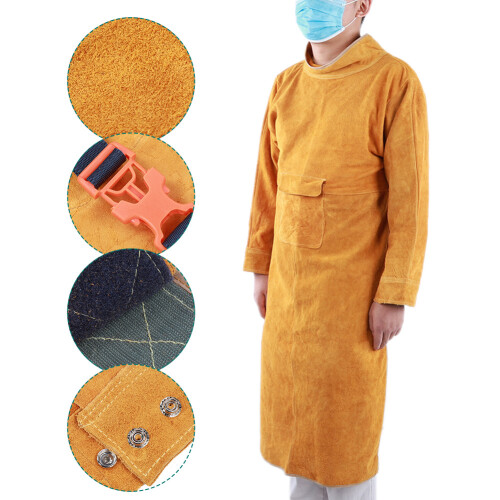 Arbeitsschürze hitzebeständig Orange 1