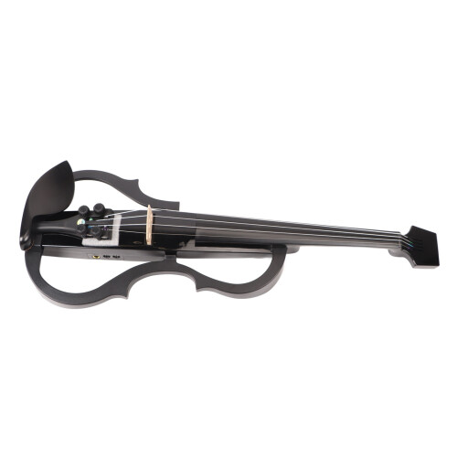 Leise E-Violine 4/4 mit Tonabnehmer, Kohlefaser