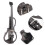 Leise E-Violine 4/4 mit Tonabnehmer, Kohlefaser 9