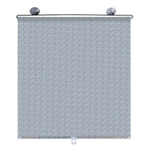 (Silver, 58x125cm) Zasłona zaciemniająca z przyssawkami, termoizolacyjna i dźwiękoszczelna, różne rozmiary 40x60 cm do okien i świetlików