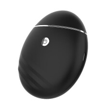(Black) Portable Electric Lip Plumper com 3 Níveis Ajustáveis, Recarregável via Type-C para Estímulo Labial