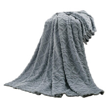 (Blue) Deken 70x100 cm, effen kleur, microfleece voor bank en bed, ultrazacht, machinewasbaar.