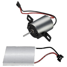(B) Reserveonderdelen voor haardventilatoren, compatibel met het specifieke merk/model (aanbevolen), metalen en kunststof generator- en motorset.