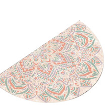 (B-40X80cm) Semicircular Floor Mat 40x80 45x90 50x100cm Durable Moisture-Absorbing for Home Entrance