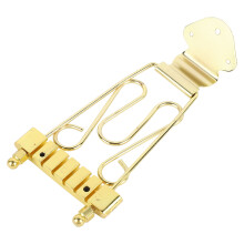 Goldener Bass Bridge Saitenhalter Zinklegierung